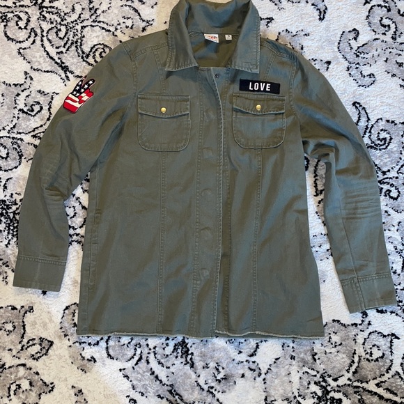 Junk food graphic military jacket - Picture 4 of 7